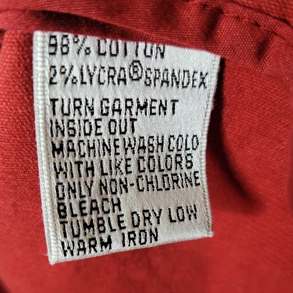 Talbots Vintage Red Corduroy Jacket Size 16W Petite - Picture 8 of 8